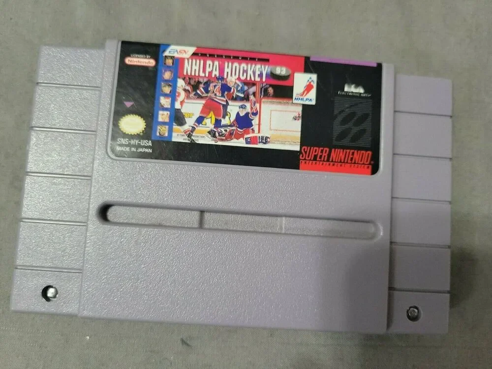 NHLPA Hockey 93 (Super Nintendo Entertainment System, 1992) UNTESTED Cartridge
